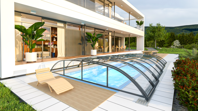 Poolüberdachung Eco Standard – jetzt 20 % Rabatt sichern!