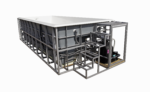 Freistehender GFK Pool Nightfall Grau 7,06 x 2,68 x 1,6 m