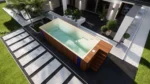 Freistehender GFK Pool Sunrise