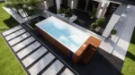 Freistehender GFK Pool Sunrise