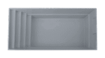 GFK Pool Nova Grau 8,3 x 3,5 x 1,48 m