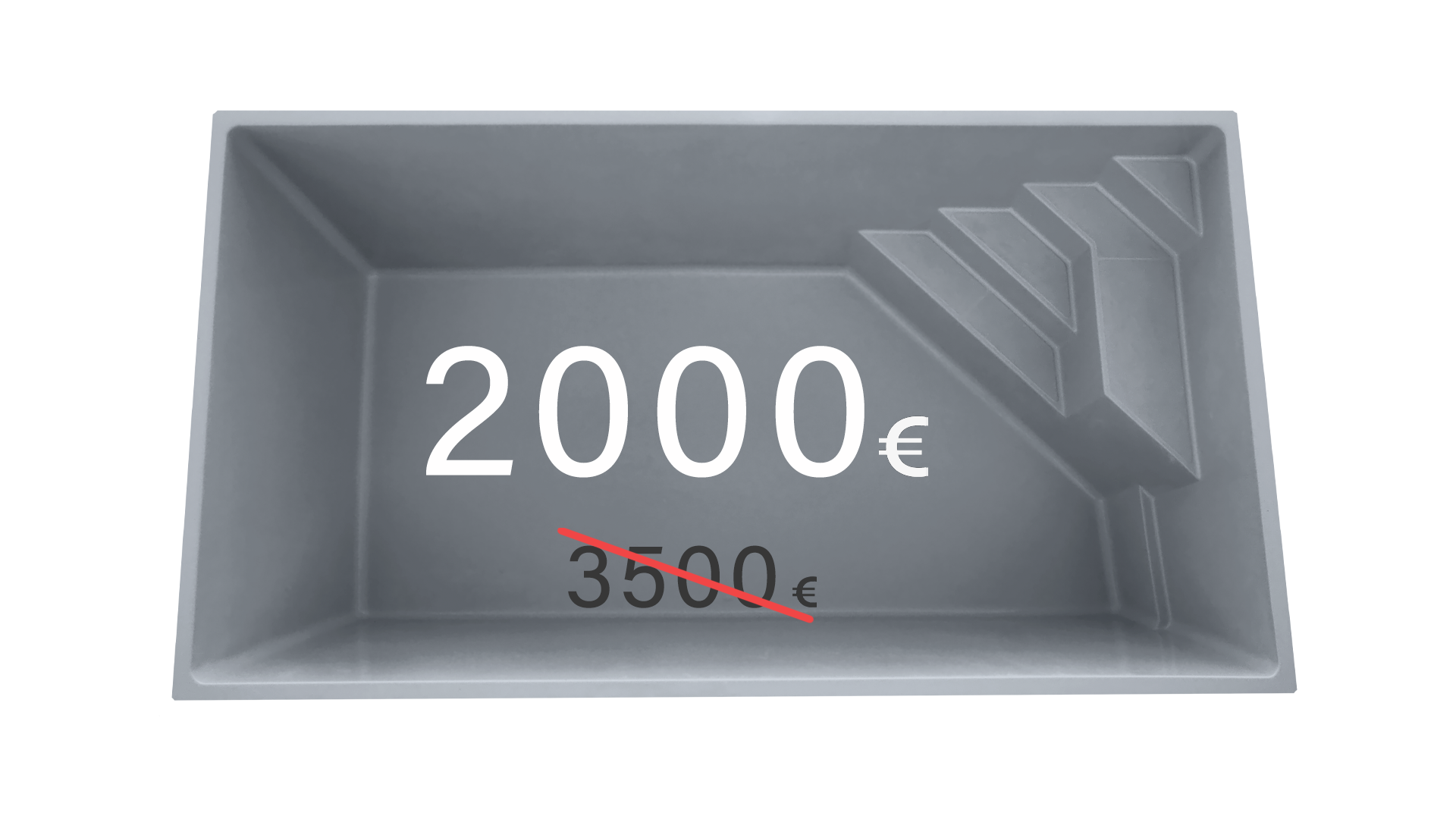 OFFER N6 UZ GRAY EUR GFK Pool Nightfall Grau 6 x 2,7 x 1,5 m